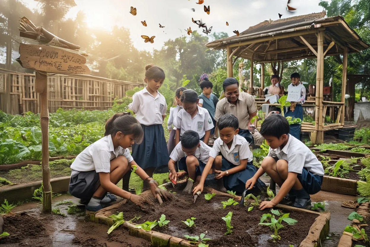 Kebun Edukasi Gayam Resmikan Area Belajar Terbuka untuk Anak