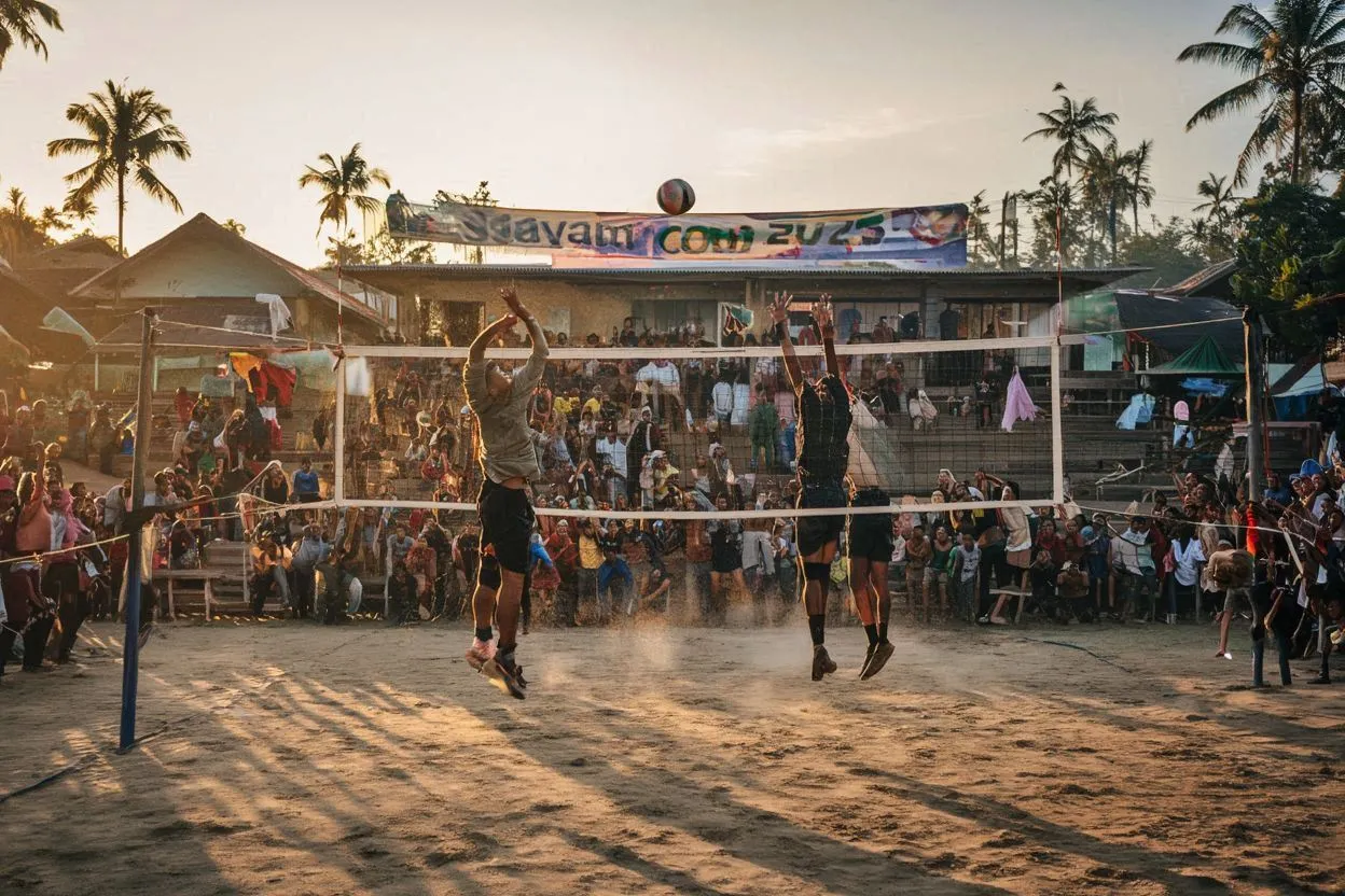 Turnamen Bola Voli Gayam Cup Dibuka dengan Meriah