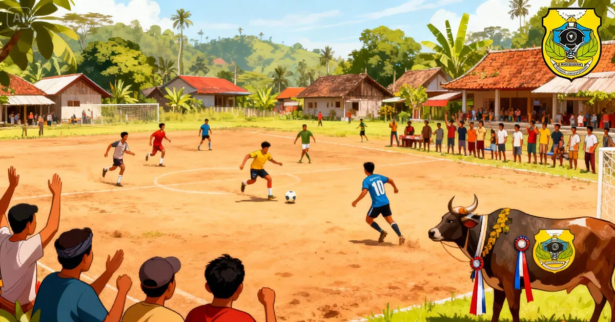 anak yatim di turnamen desa gayam bondowoso Anak Yatim